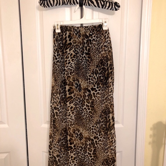 🤎 Sheer Maxi Skirt | Cheetah Print | Flowy - Picture 6 of 6